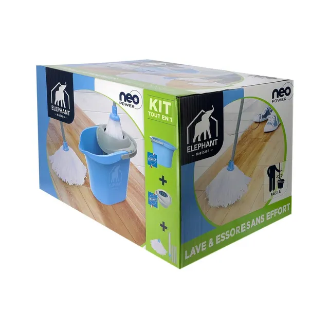 l-phant-maison-neo-power-kit-seau-essoreur-automatique-et-balai-espagnol-microfi image 1