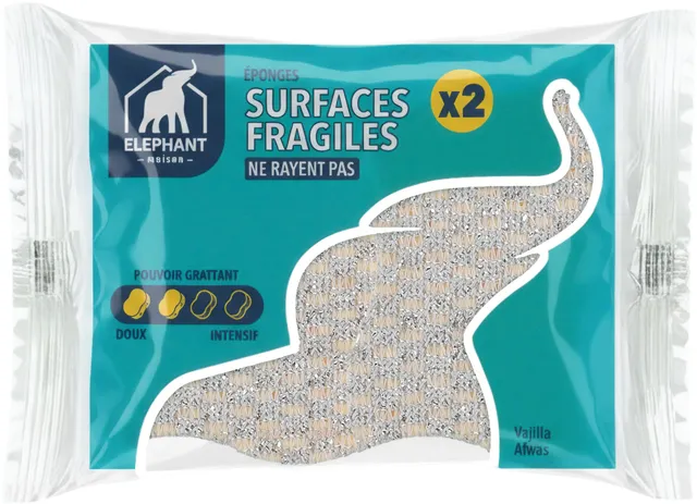 l-phant-maison-ponge-grattante-surfaces-fragiles-x2-ponge-r-curage-doux-pour-vai image 1