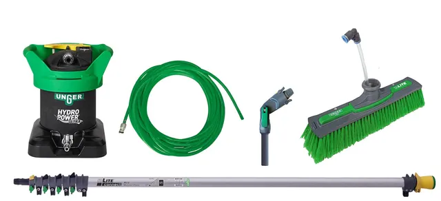 unger-hydropower-ultra-diuk1-kit-de-nettoyage-fa-ades-et-fen-tres-l-eau-pure-fil image 1