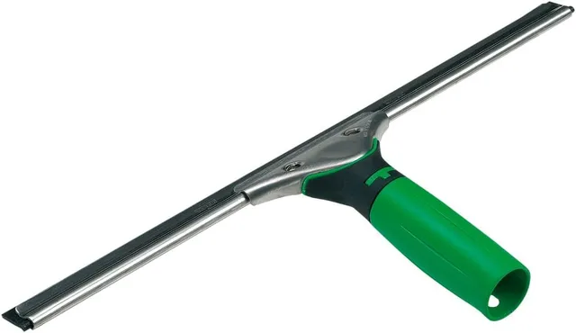 unger-ergotec-raclette-de-vitres-35-cm-canal-acier-inoxydable-poign-e-caoutchouc image 1