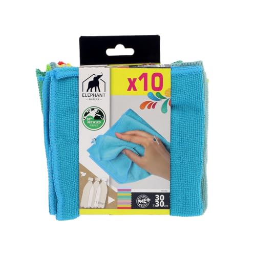 l-phant-maison-lavettes-microfibre-x10-douces-et-sans-traces-nettoyage-profond-s image 6