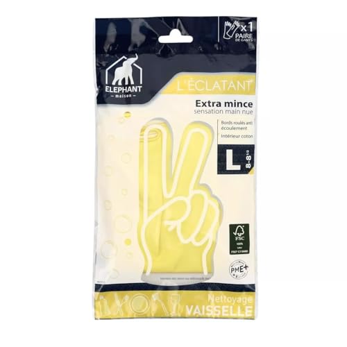 l-phant-maison-gant-vaisselle-l-clatant-seconde-peau-taille-m-l-latex-ultra-fin- image 2