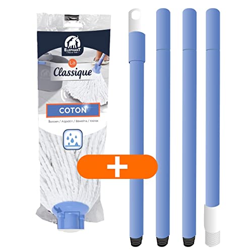 elephant-maison-kit-t-te-franges-la-classique-manche-4-parties-balai-franges-en- image 8