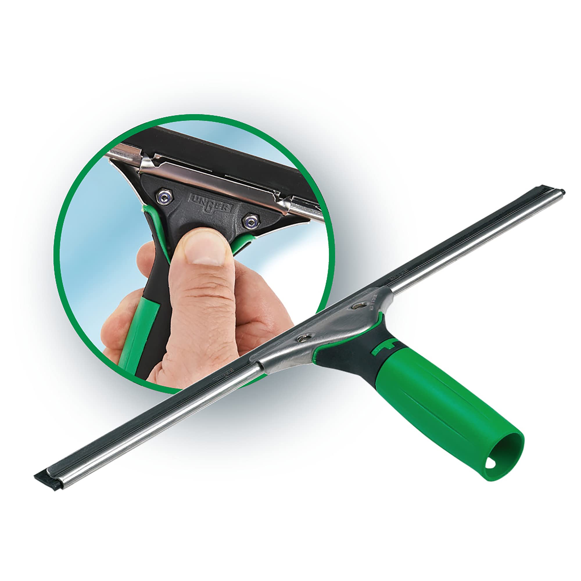 unger-ergotec-raclette-de-vitres-35-cm-canal-acier-inoxydable-poign-e-caoutchouc image 6