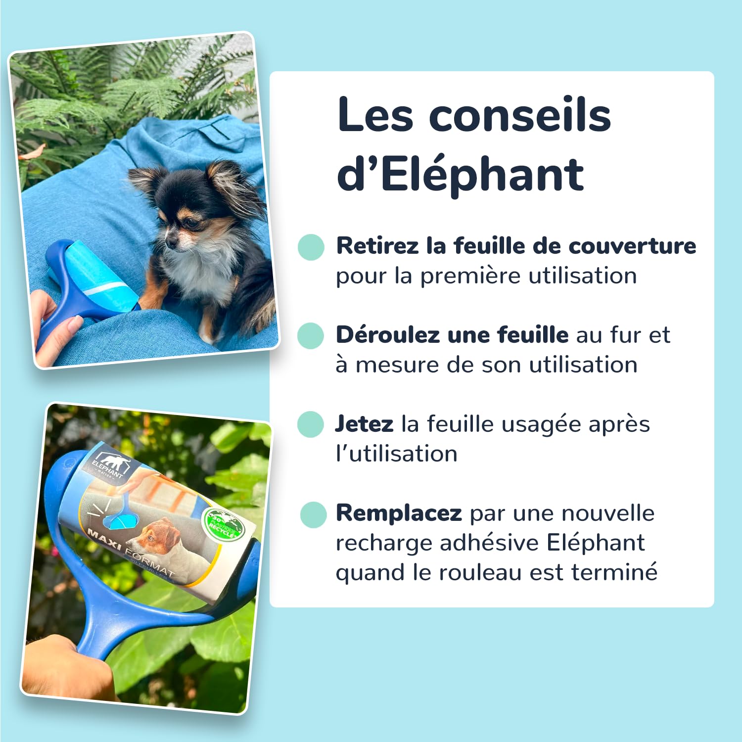 l-phant-maison-recharge-brosse-adhesive-pro-90-feuilles-spiral-es-12-m-textile-e image 3