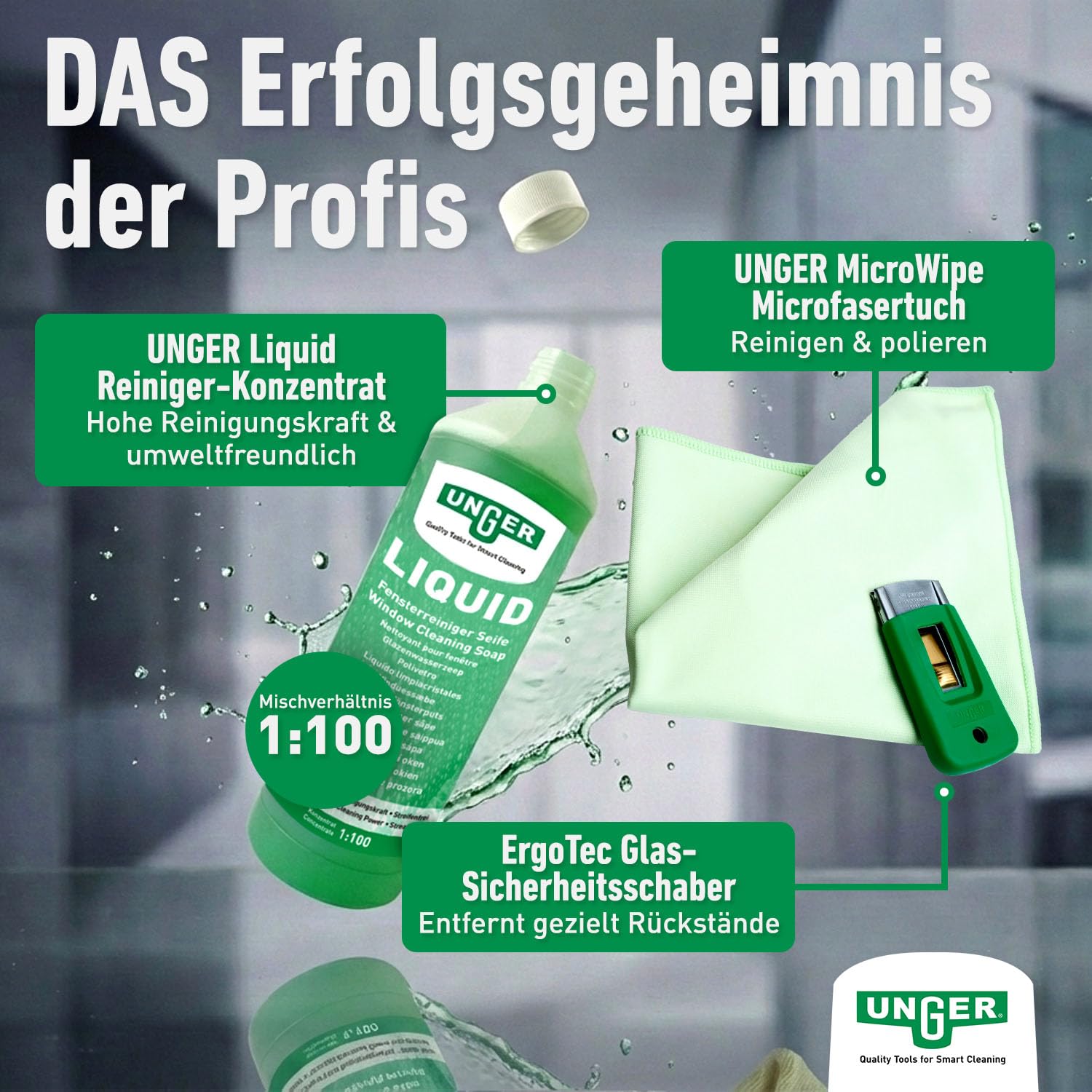 unger-kit-de-nettoyage-vitres-ak015-raclette-35-cm-lave-vitres-microfibre-seau-1 image 8