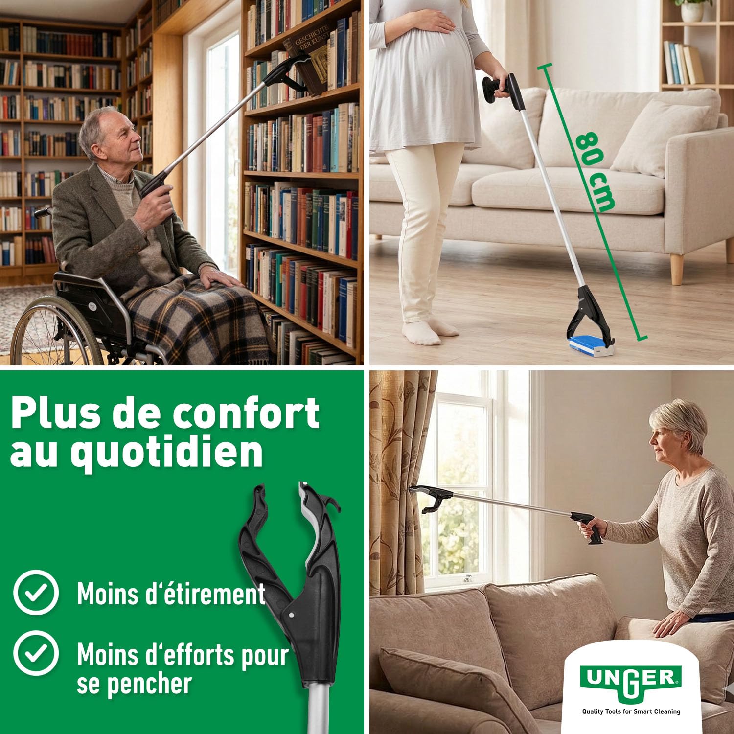 unger-pince-multi-usages-80-cm-pince-de-pr-hension-bouton-extension-de-bras-noir image 2