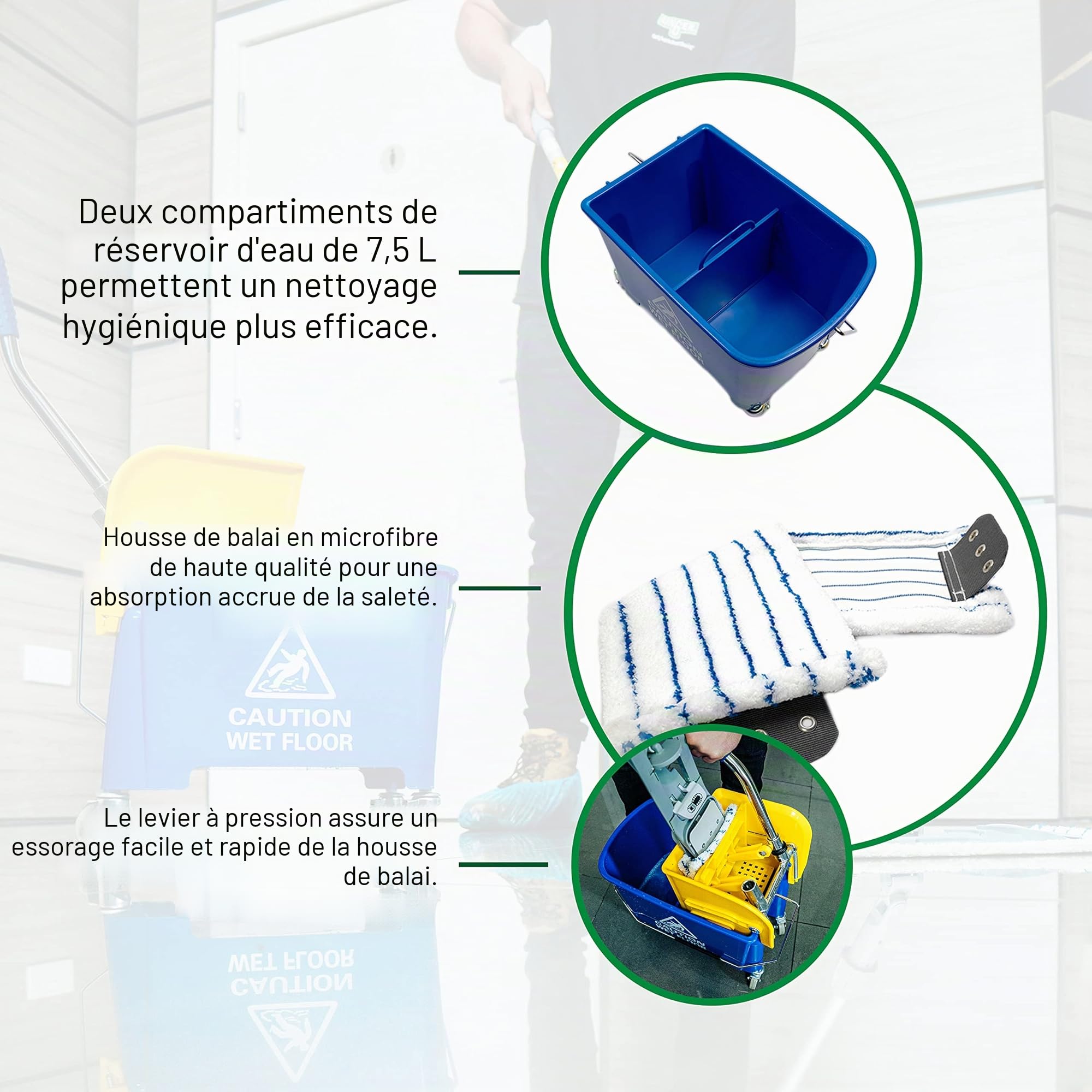 unger-kit-de-nettoyage-de-sol-professionnel-79078-seau-double-15-l-deux-chambres image 4